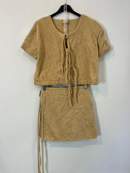 TERRY. Conjunto beige riso. T. xs/s