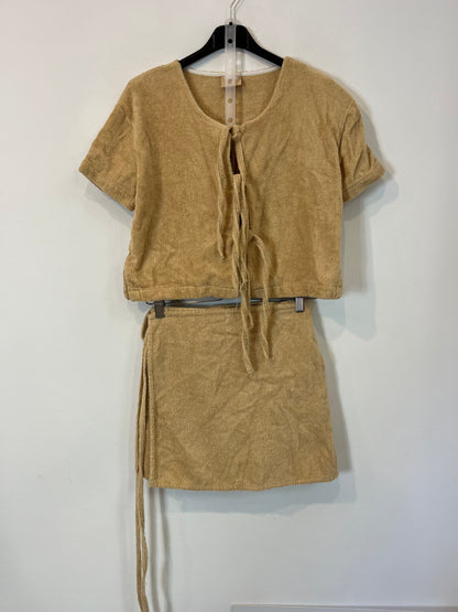 TERRY. Conjunto beige riso. T. xs/s