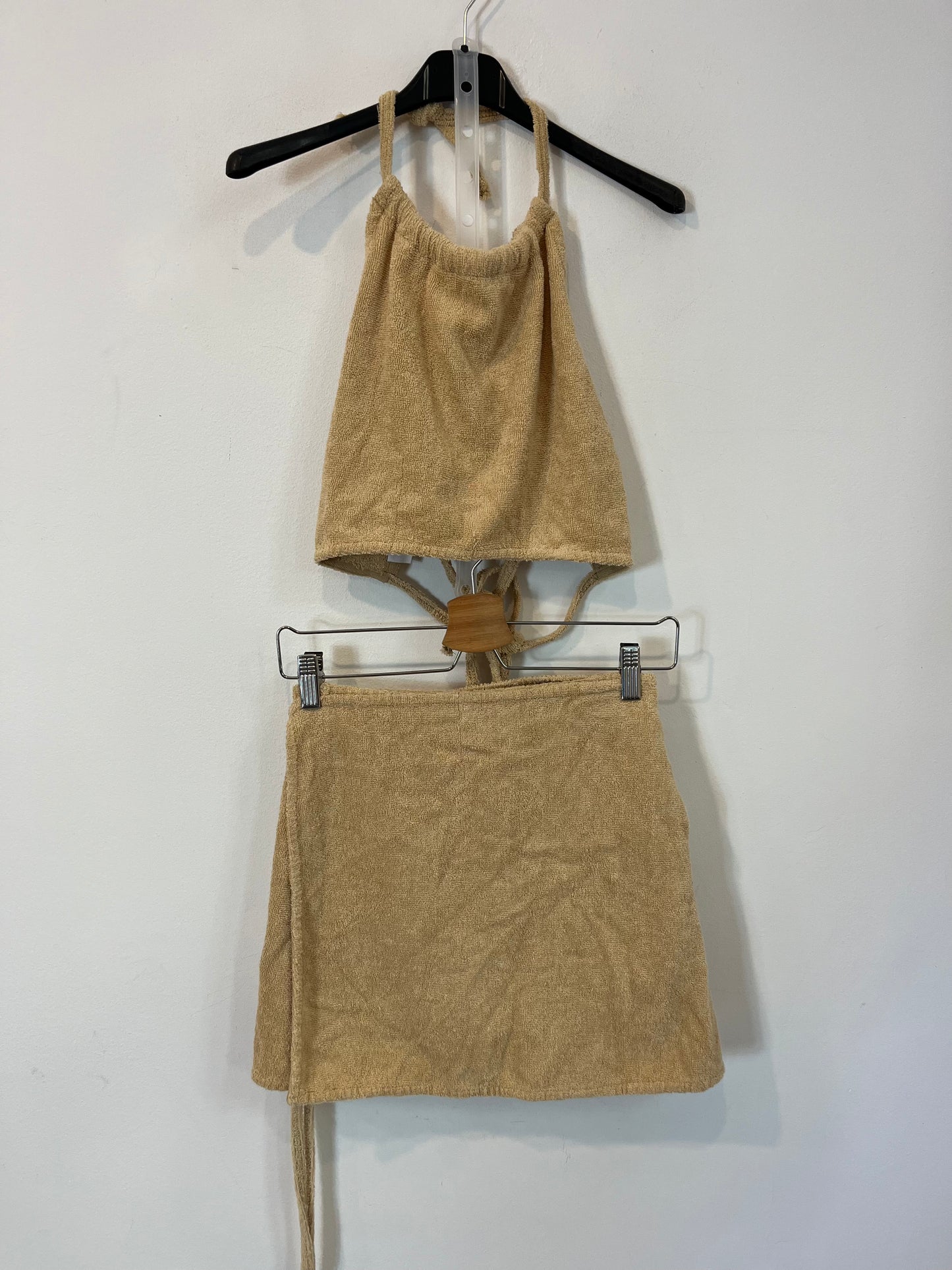 TERRY. Conjunto beige riso. T. xs/s