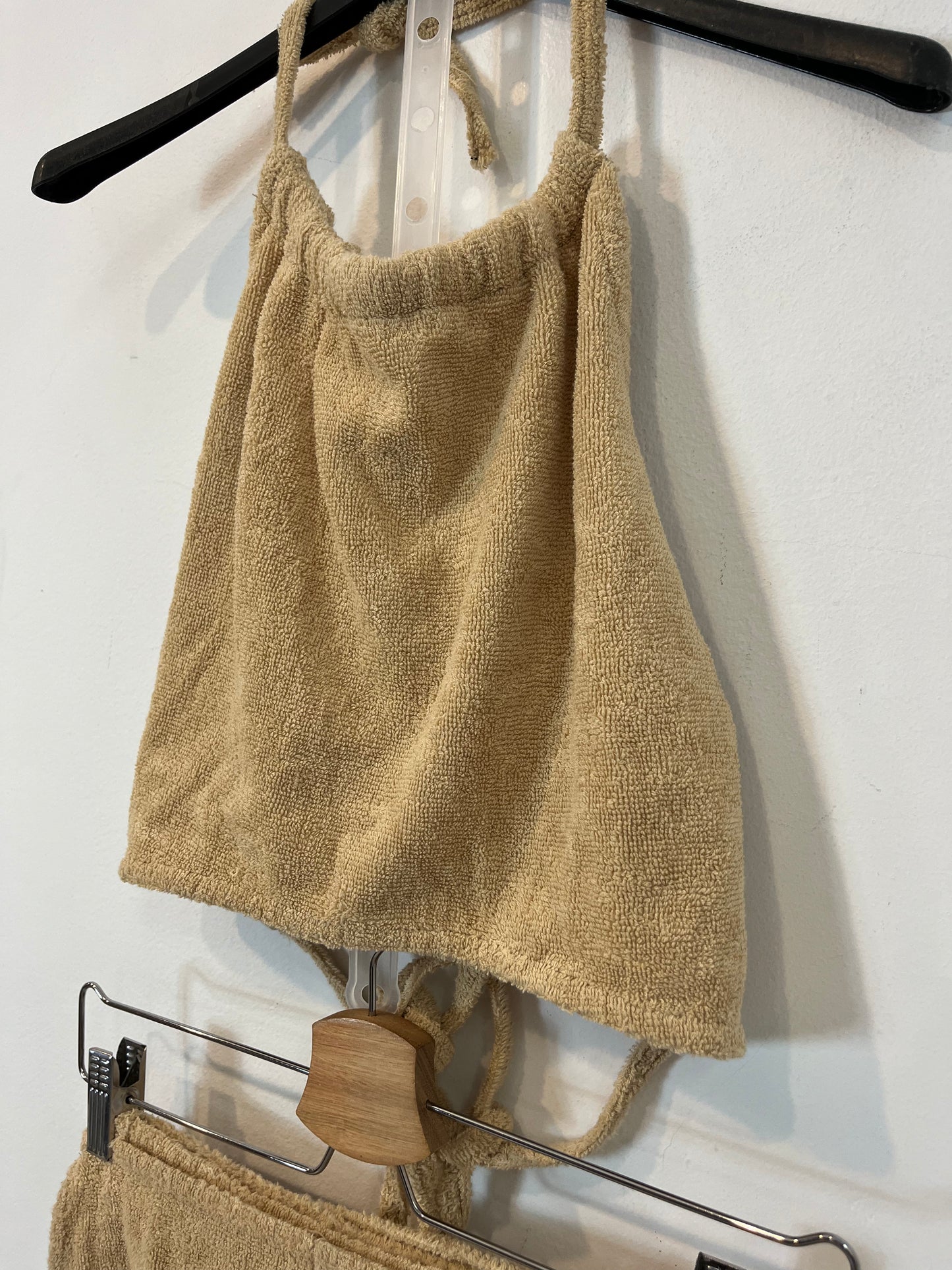 TERRY. Conjunto beige riso. T. xs/s