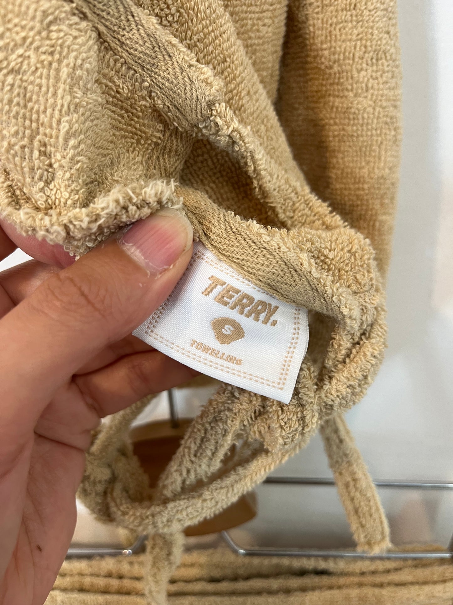 TERRY. Conjunto beige riso. T. xs/s