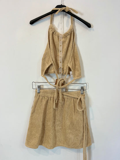 TERRY. Conjunto beige riso. T. xs/s