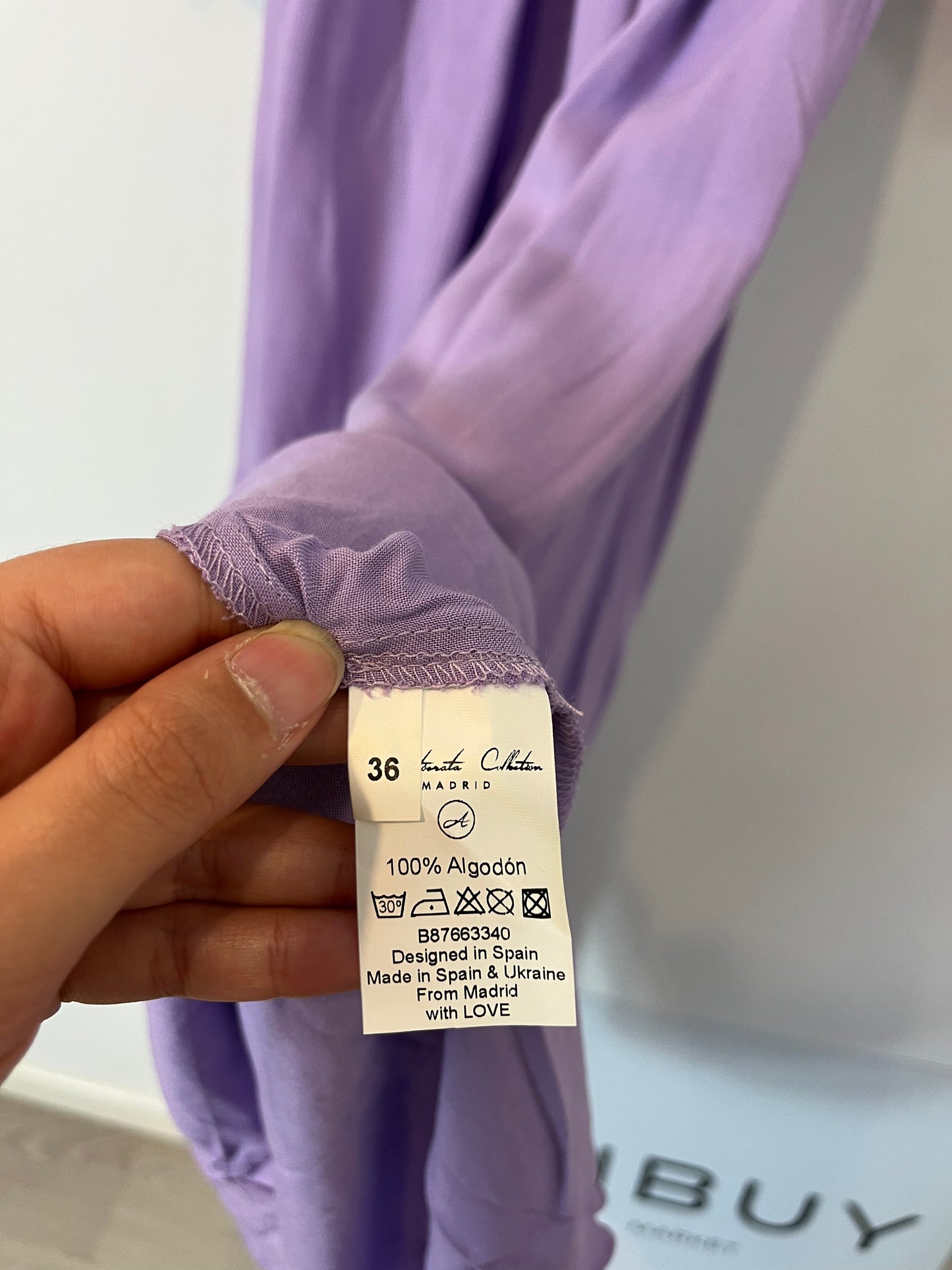 ARISTOCRATA COLLECTION. Vestido midi algodón. T. 36