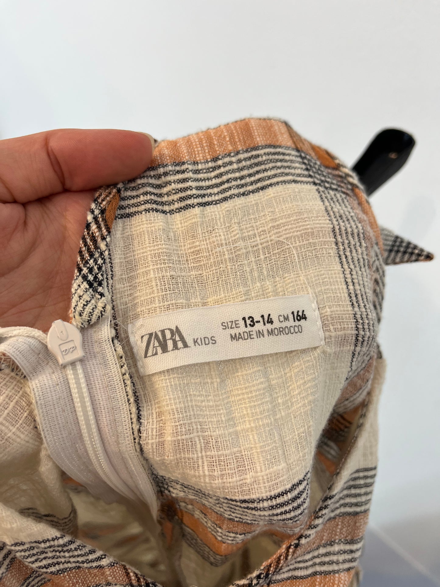 ZARA. Mono largo algodón. T. 13-14 (XS)