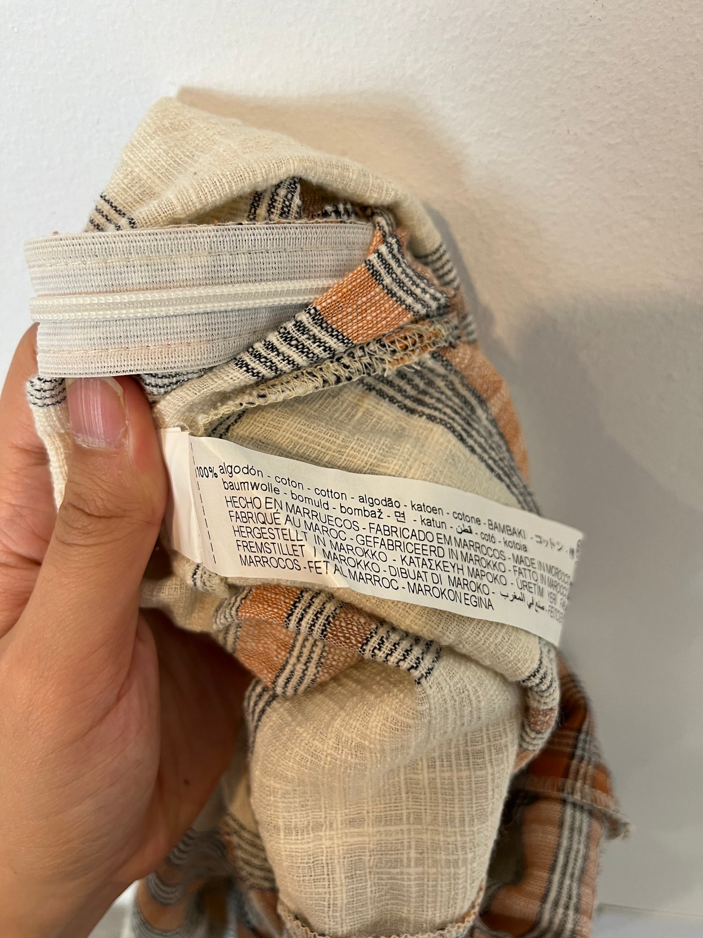 ZARA. Mono largo algodón. T. 13-14 (XS)