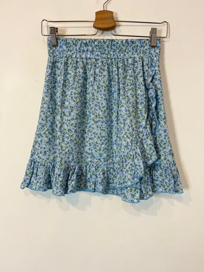 CLOCKHOUSE. Short floral print skirt. Size 36