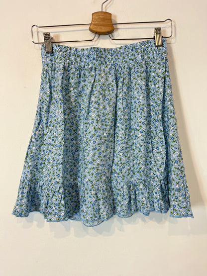 CLOCKHOUSE. Short floral print skirt. Size 36
