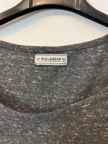 PULL&BEAR. Blusa detalles abalorios. T. M