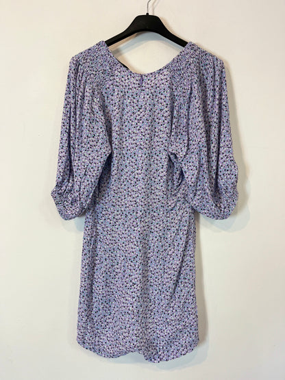 ZARA. Mono corto estampado flores. T. S