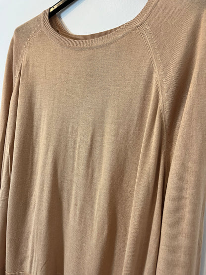 ZARA. Fine tan sweater. TM