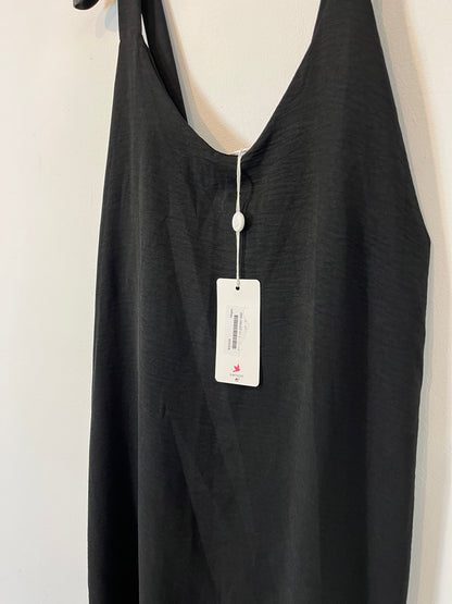 ALGO BONITO. Vestido negro fluido T.(s/m)