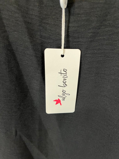 ALGO BONITO. Vestido negro fluido T.(s/m)