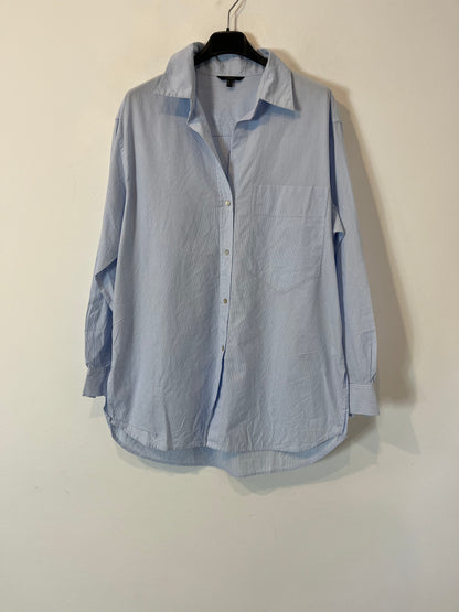 MASSIMO DUTTI. Blusa oversized rayas T.s