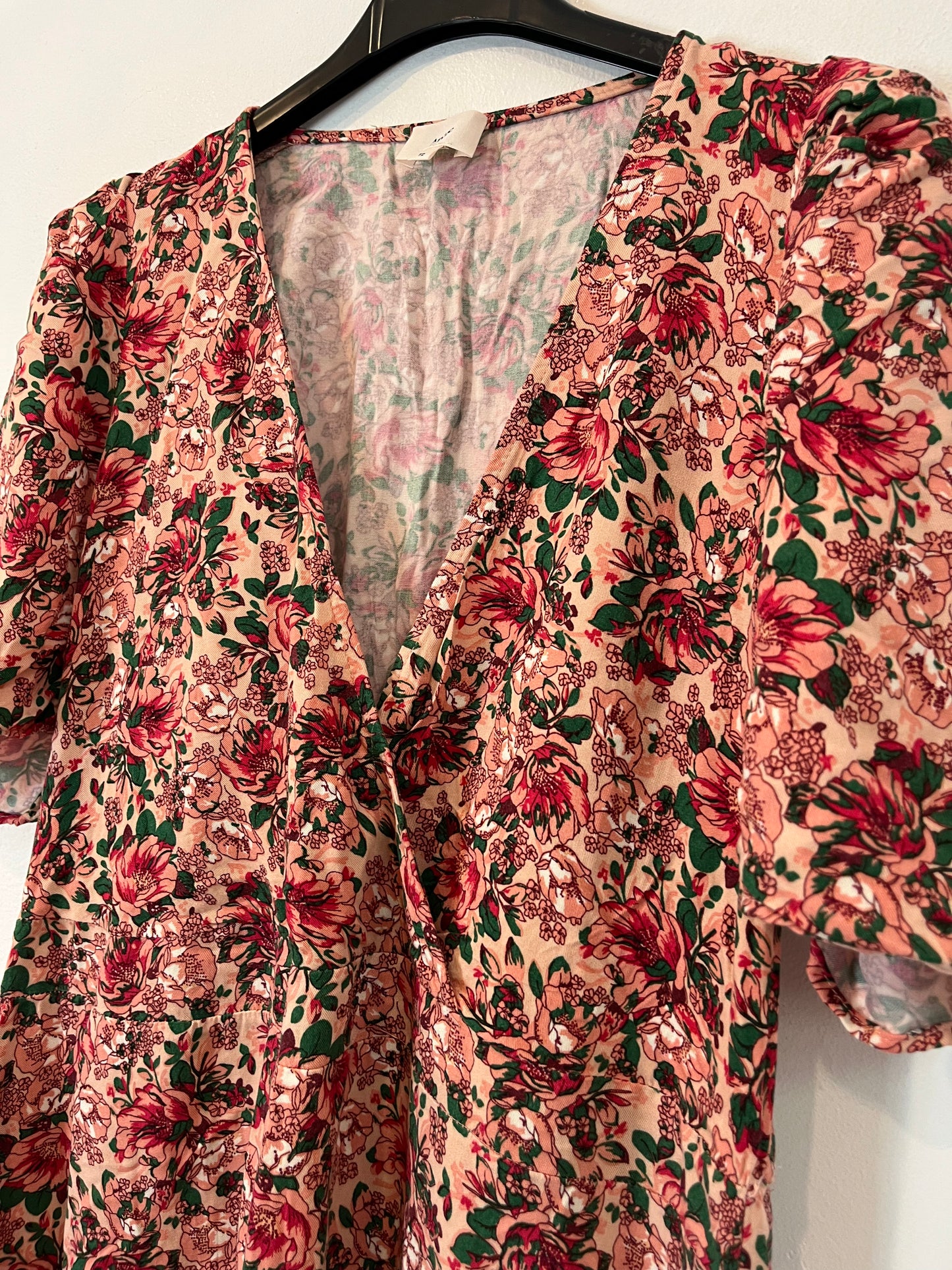 AN´GE. Printed midi dress. Size 2 (M)