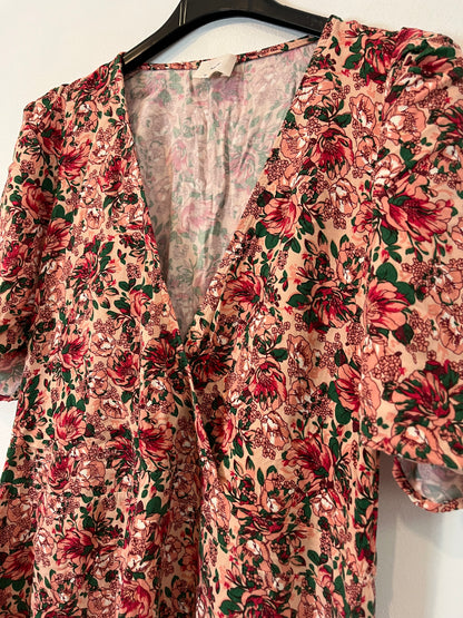 AN´GE. Printed midi dress. Size 2 (M)