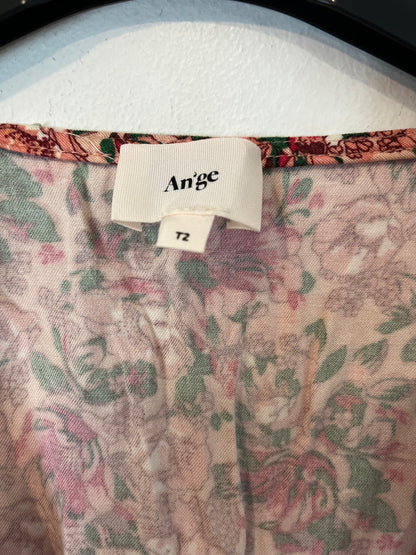 AN´GE. Printed midi dress. Size 2 (M)