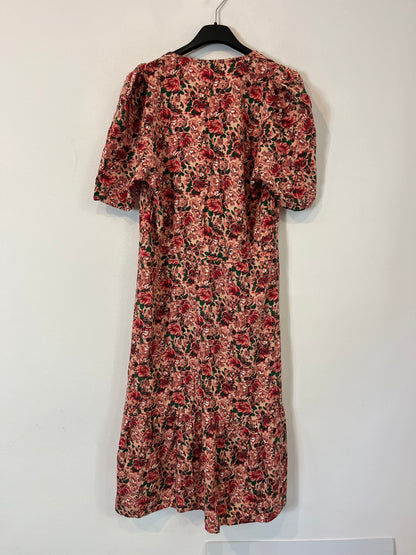 AN´GE. Printed midi dress. Size 2 (M)