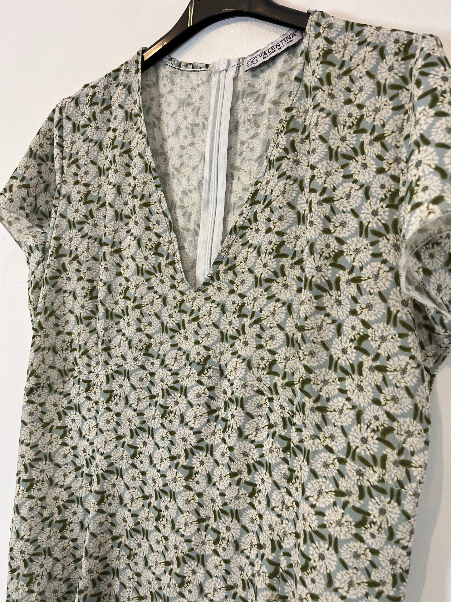 VALENTINA. Blue floral dress TL