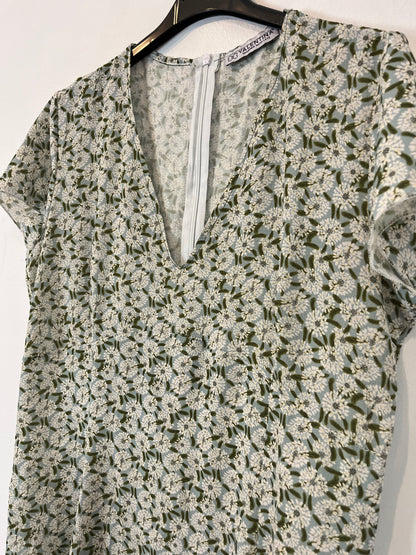 VALENTINA. Blue floral dress TL