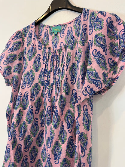 CARDINA. Pink printed blouse T. M