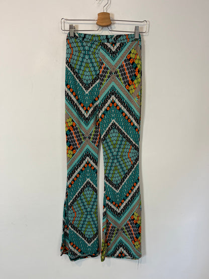OTHERS. Printed bell-bottom pants TU(xs)