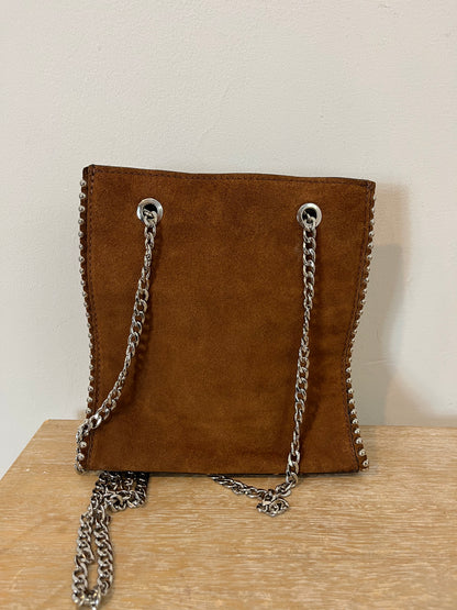 ZARA. Bolso tachuelas plateadas