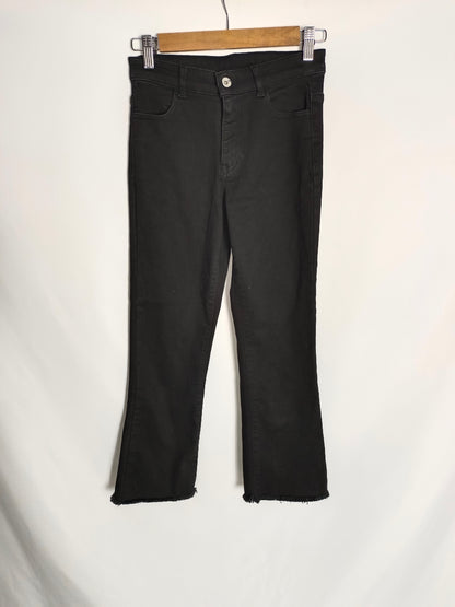 CALZEDONIA. Black flared trousers T.xs