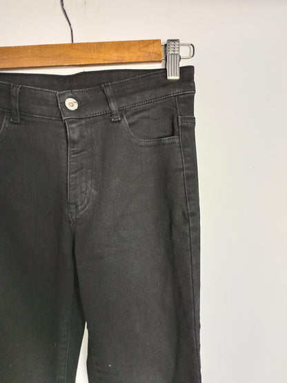 CALZEDONIA. Black flared trousers T.xs