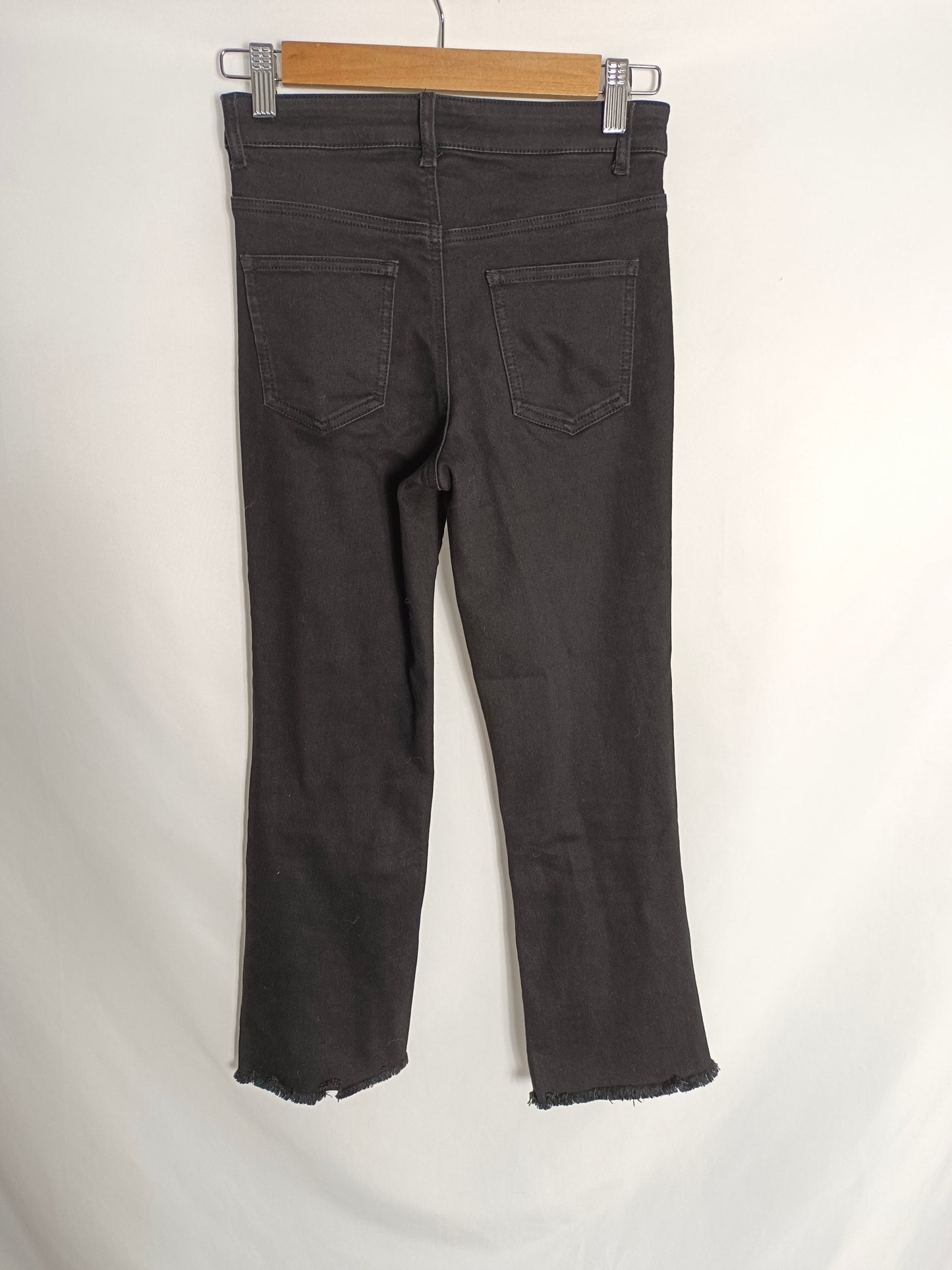 CALZEDONIA. Black flared trousers T.xs