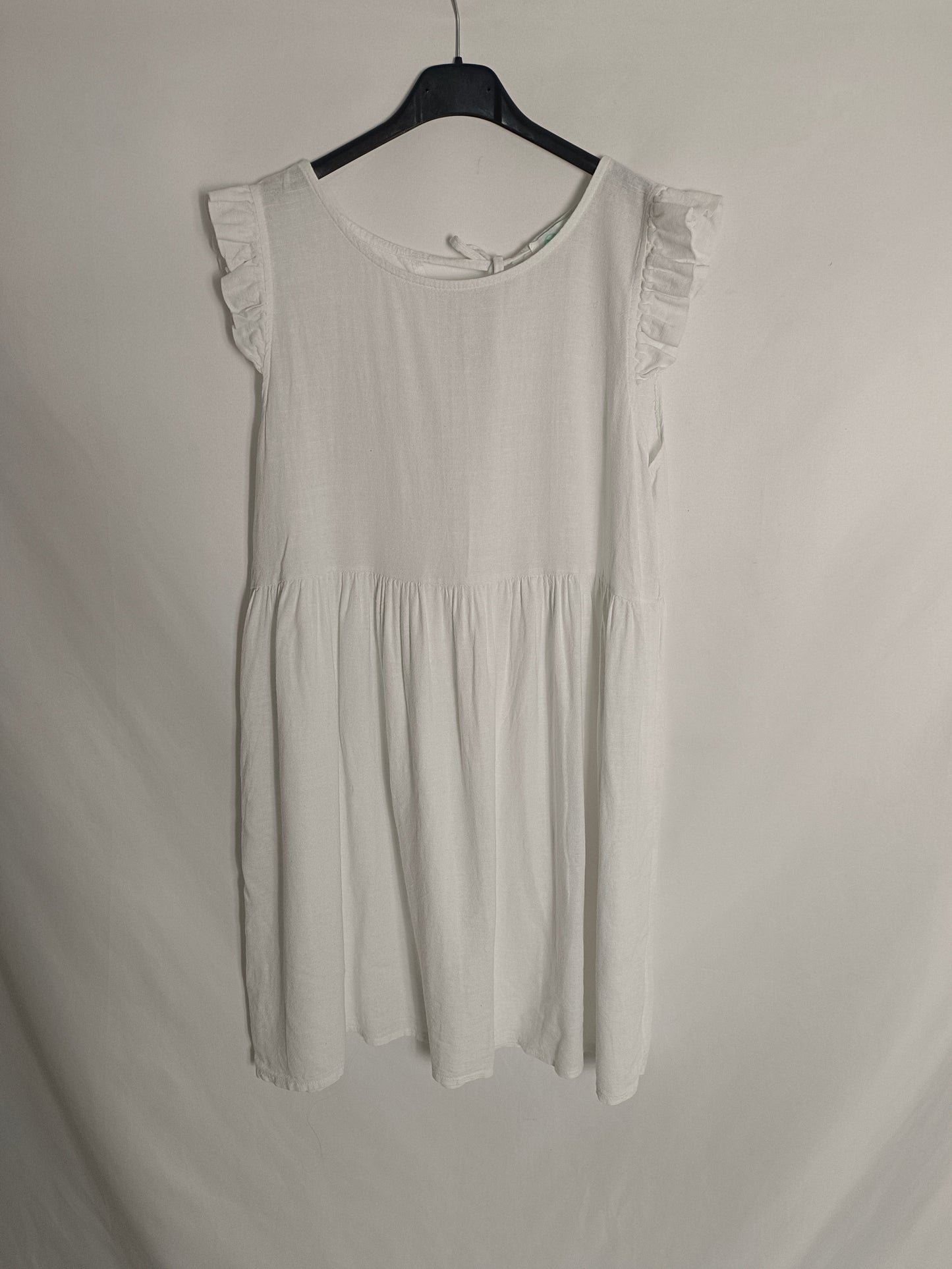 MONISQUI. Vestido corto blanco TU(xs)