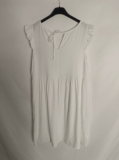 MONISQUI. Vestido corto blanco TU(xs)