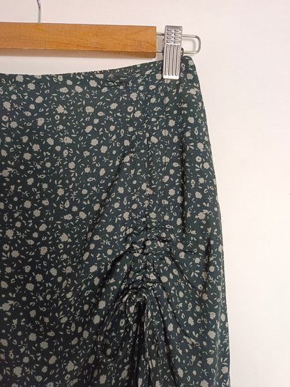 BROWNIE. Falda azul flores T.xs/s