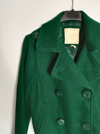 BERSHKA. Green Ts cloth jacket