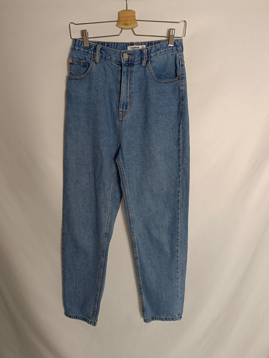 PULL&BEAR. Pantalón monfit vaquero T.36