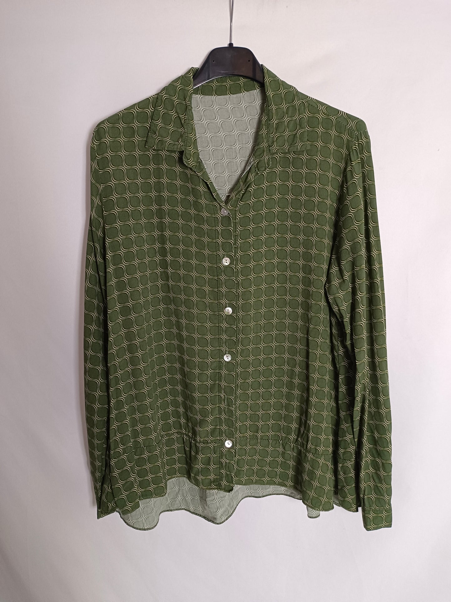 OTRAS. Blusa verde retro T.u(s) TARA