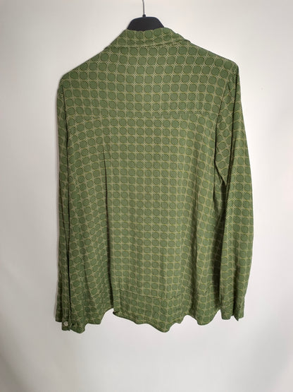 OTRAS. Blusa verde retro T.u(s) TARA