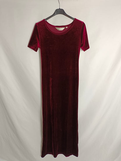 PRIMA COLLECTION. Burgundy velvet dress TM