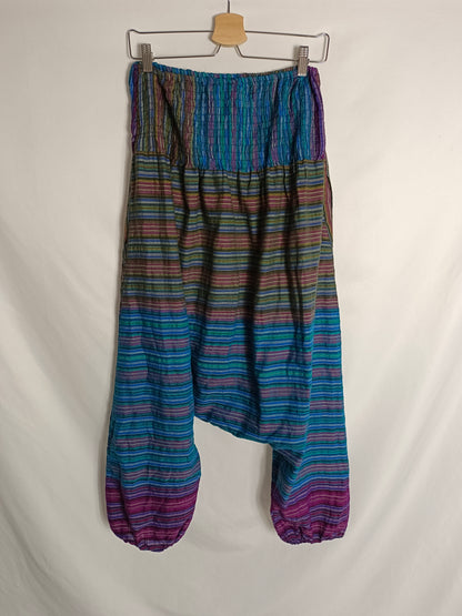 OTRAS. Pantalón bombacho rayas TU(s/m)
