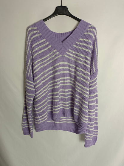 NOON. oversized striped sweater Ts