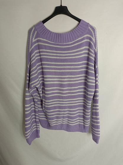 NOON. oversized striped sweater Ts