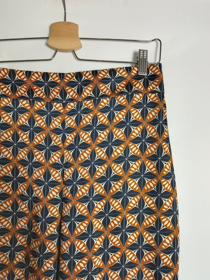 ZARA. Pantalón culotte estampado T.m