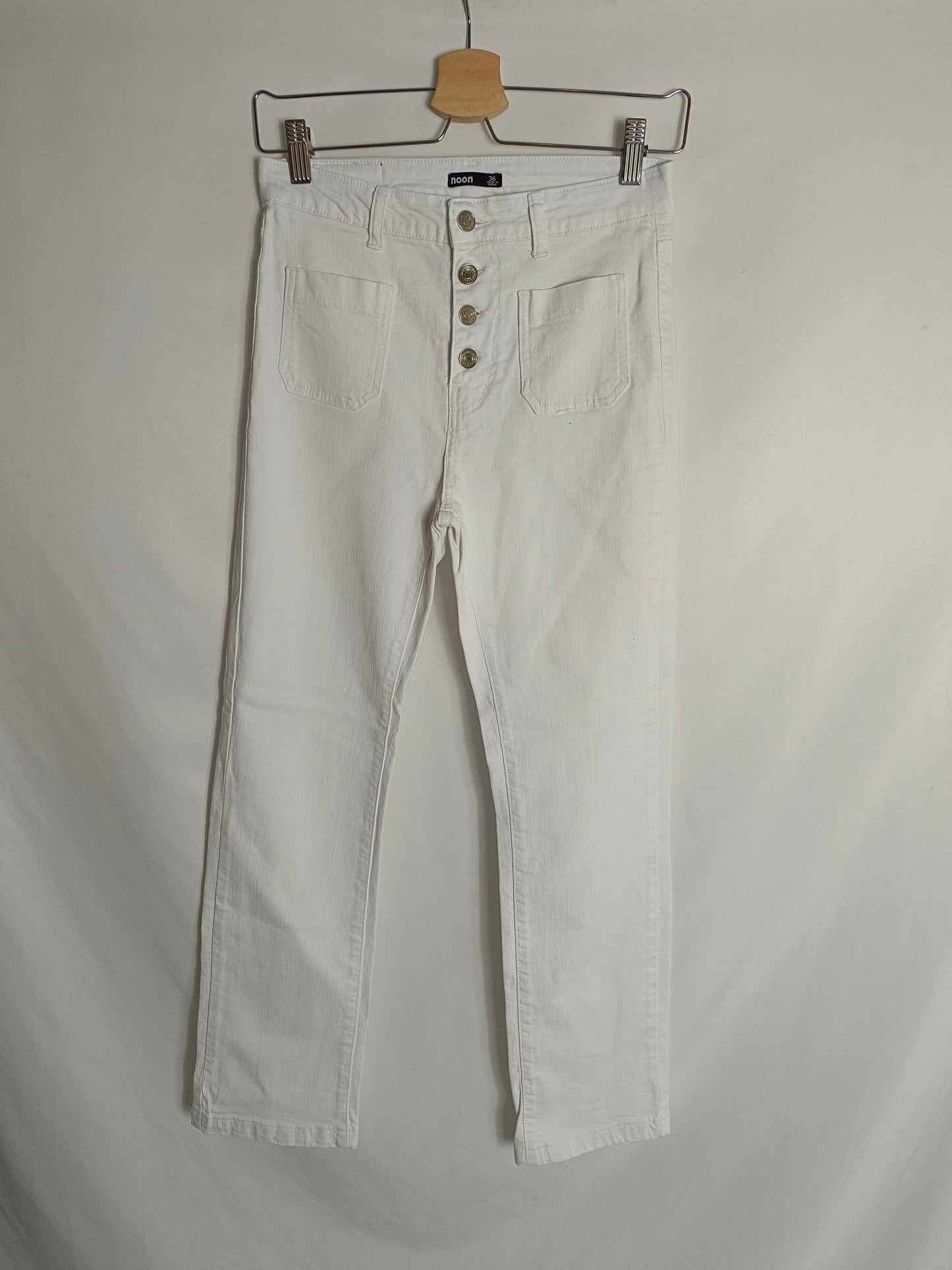 NOON. Buttoned denim trousers size 36