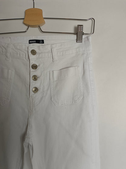 NOON. Buttoned denim trousers size 36