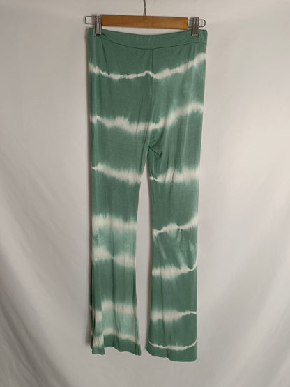 OTRAS. Pantalón verdes tie dye Tu(xs)