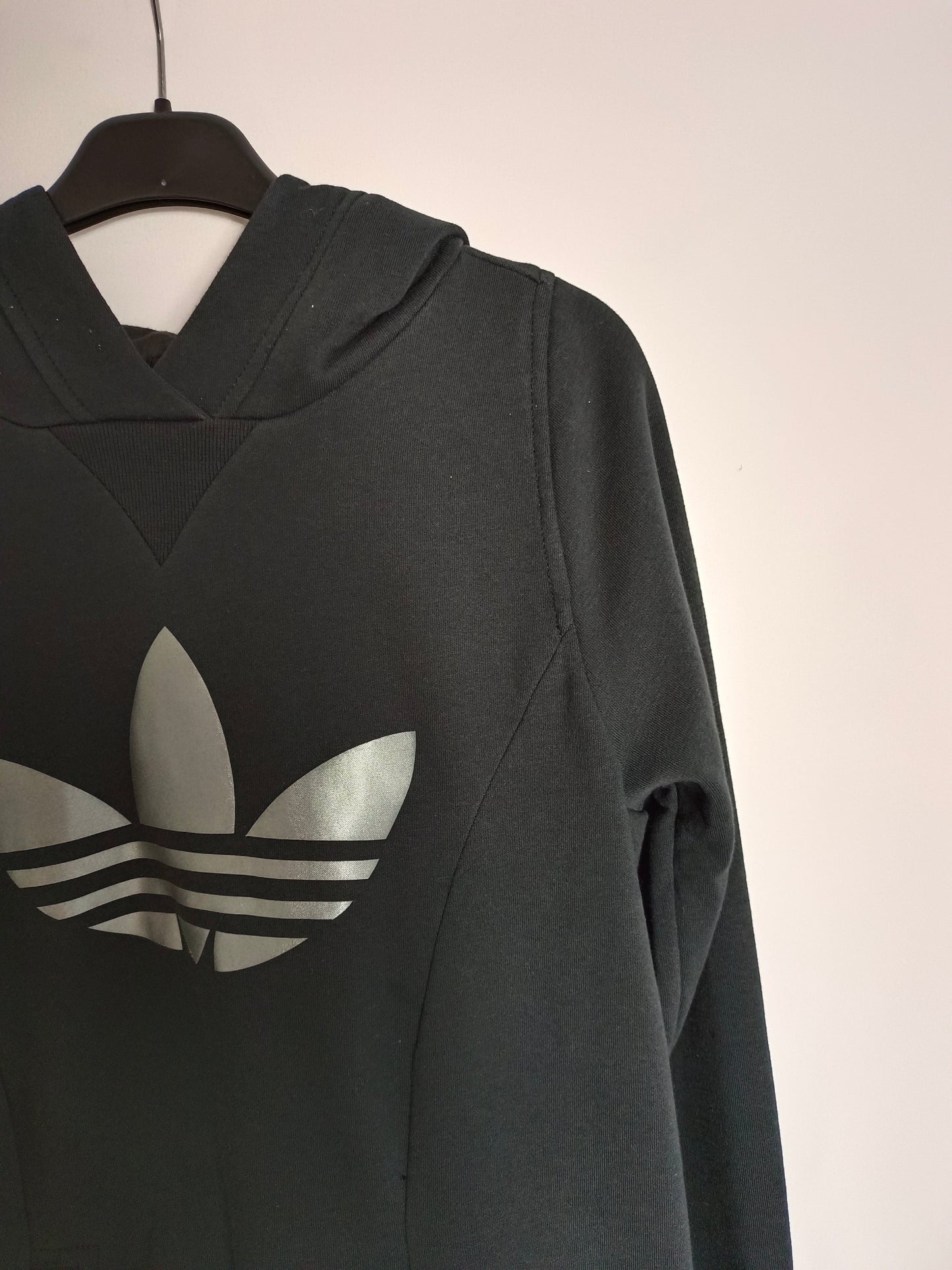 ADIDAS. Vestido/duradera azul capucha T.38