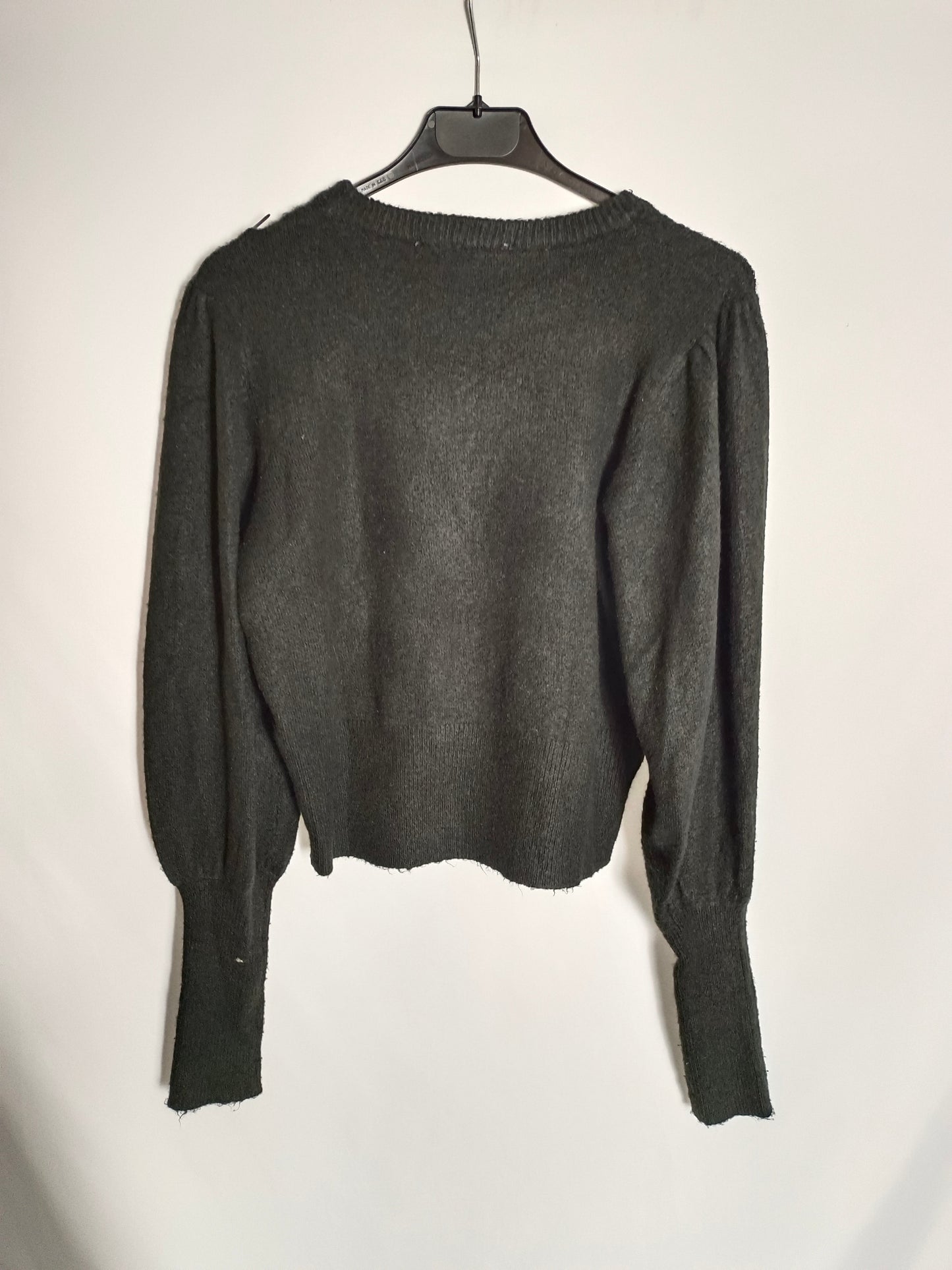 ZARA. Jersey negro básico T.m