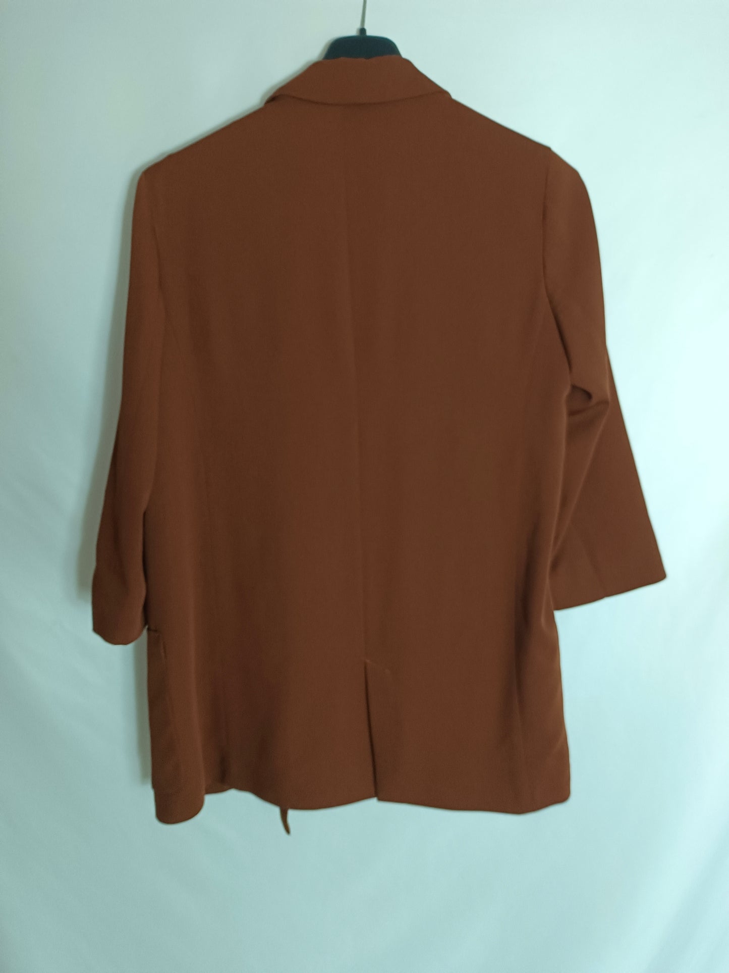ZARA. Brown slim blazer T.xs