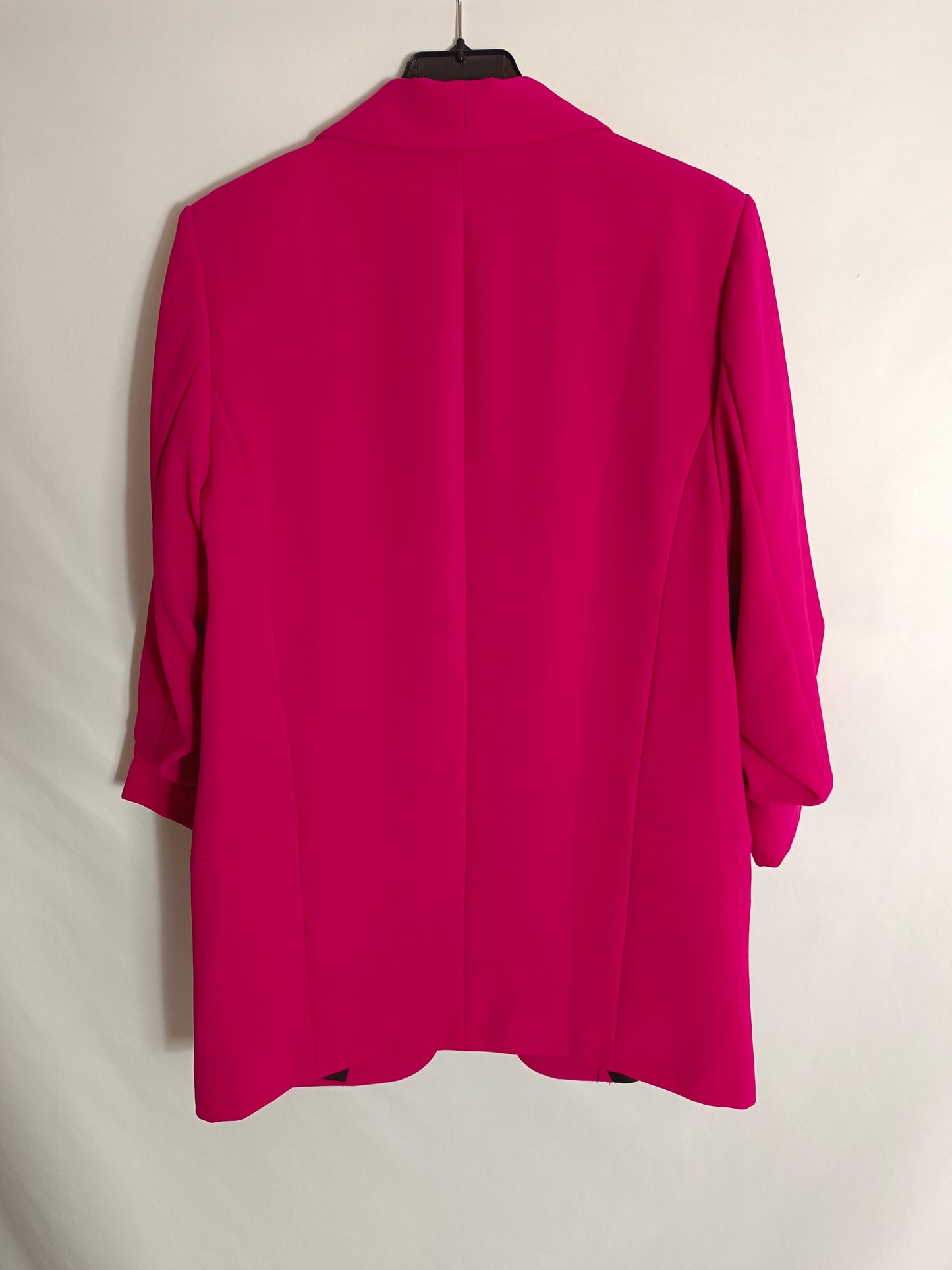 ZARA. blazer fina  rosa T.s