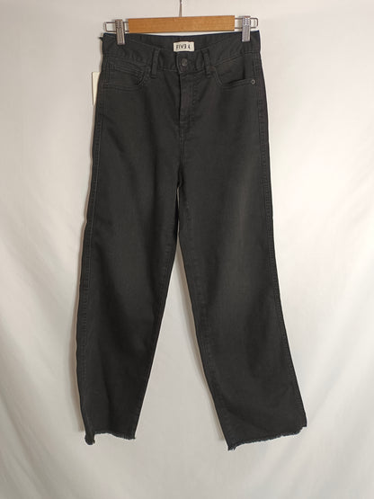 FIVE. Wide black trousers size 27 (34)