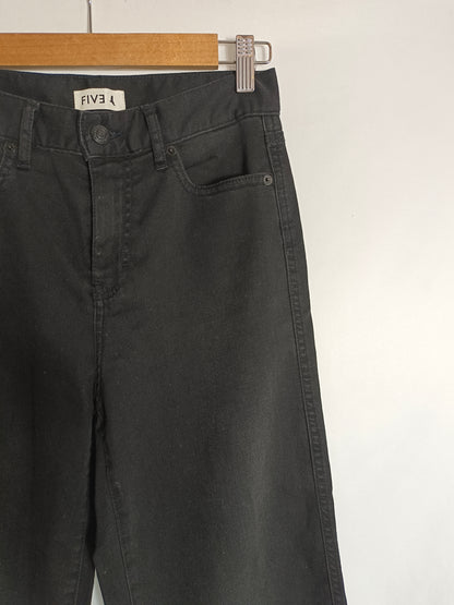 FIVE. Wide black trousers size 27 (34)